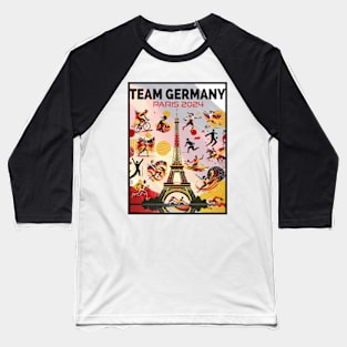 Team Germany - Paris 2024 Baseball T-Shirt